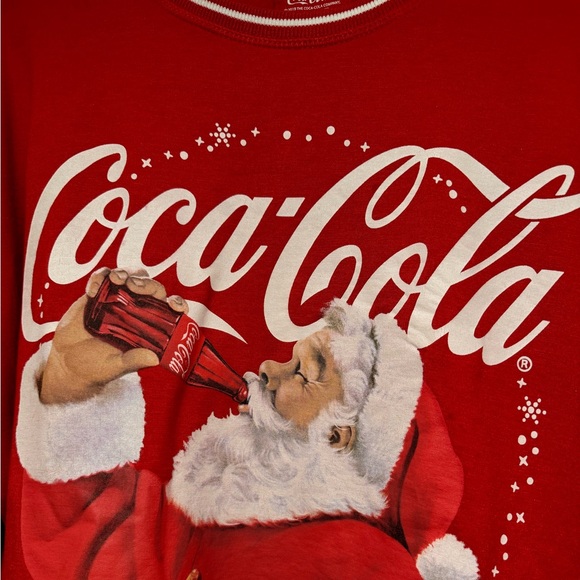 Coca Cola Christmas Santa sweatshirt - Picture 2 of 4